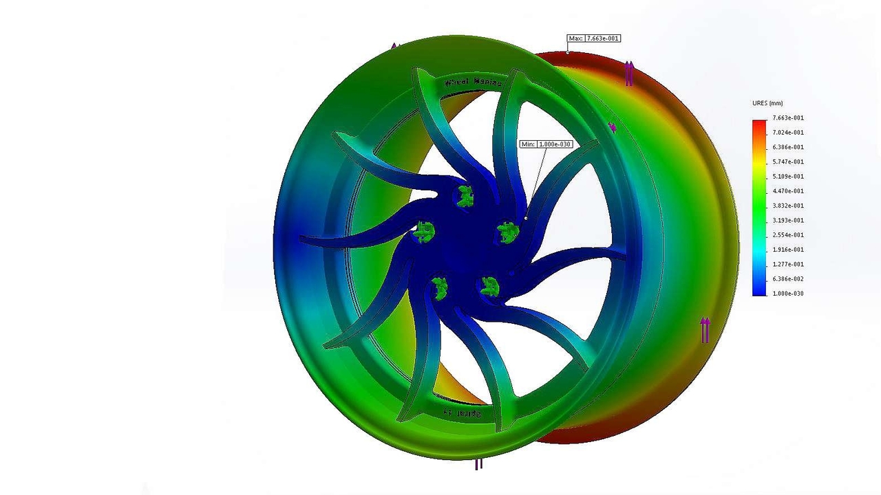 Jante SPIRAL 11   RDM Compression   03 - déplacements.jpg
